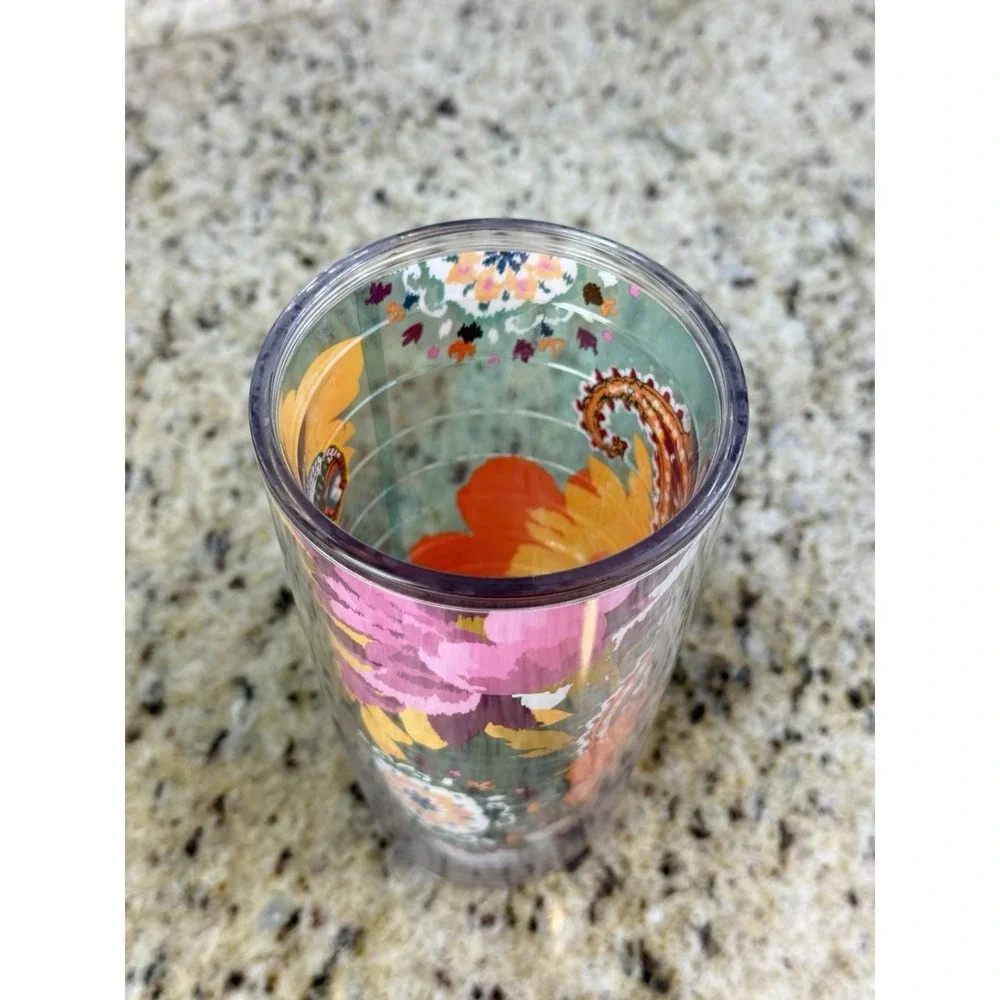 Tervis 16oz Tumbler Boho Multicolored Flowers Design